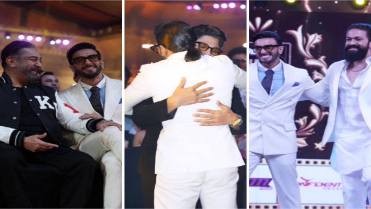 SIIMA 2022: Ranveer Singh shares candid moments with south superstars