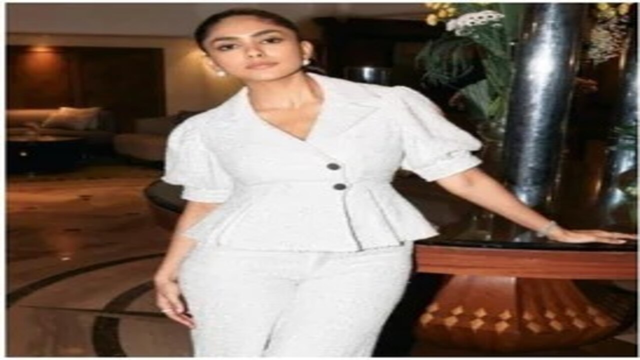 Mrunal Thakur is a vibe in a white co-ord set