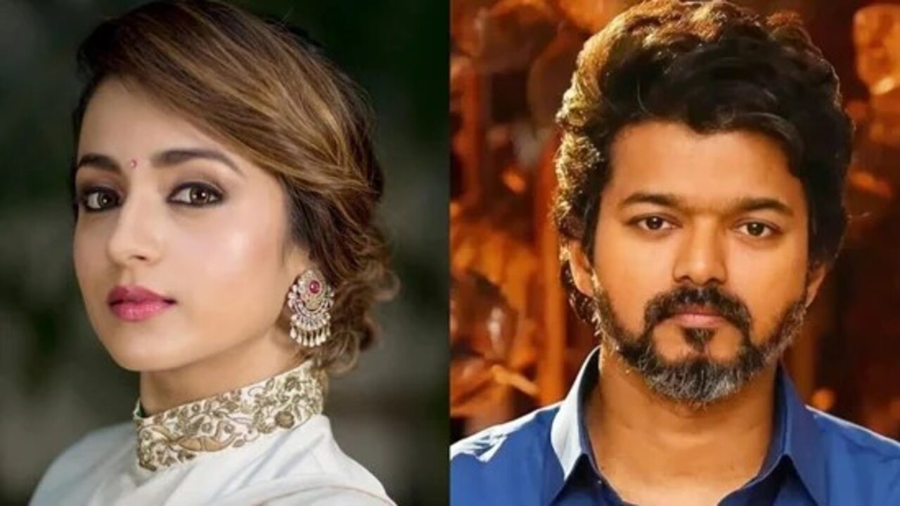 Trisha reacts to claims of Vijay being bigger star than Ajith in ...