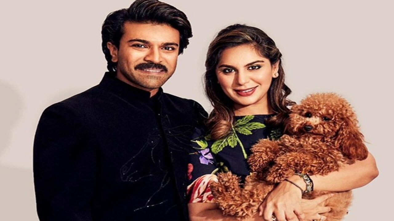 Ram Charan and Upasana gave major couple goals as they posed for a family photo