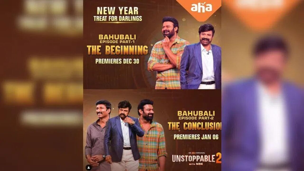 ‘Unstoppable with NBK’: Prabhas is back with his best pal Gopichand in ‘Baahubali episode part 2’