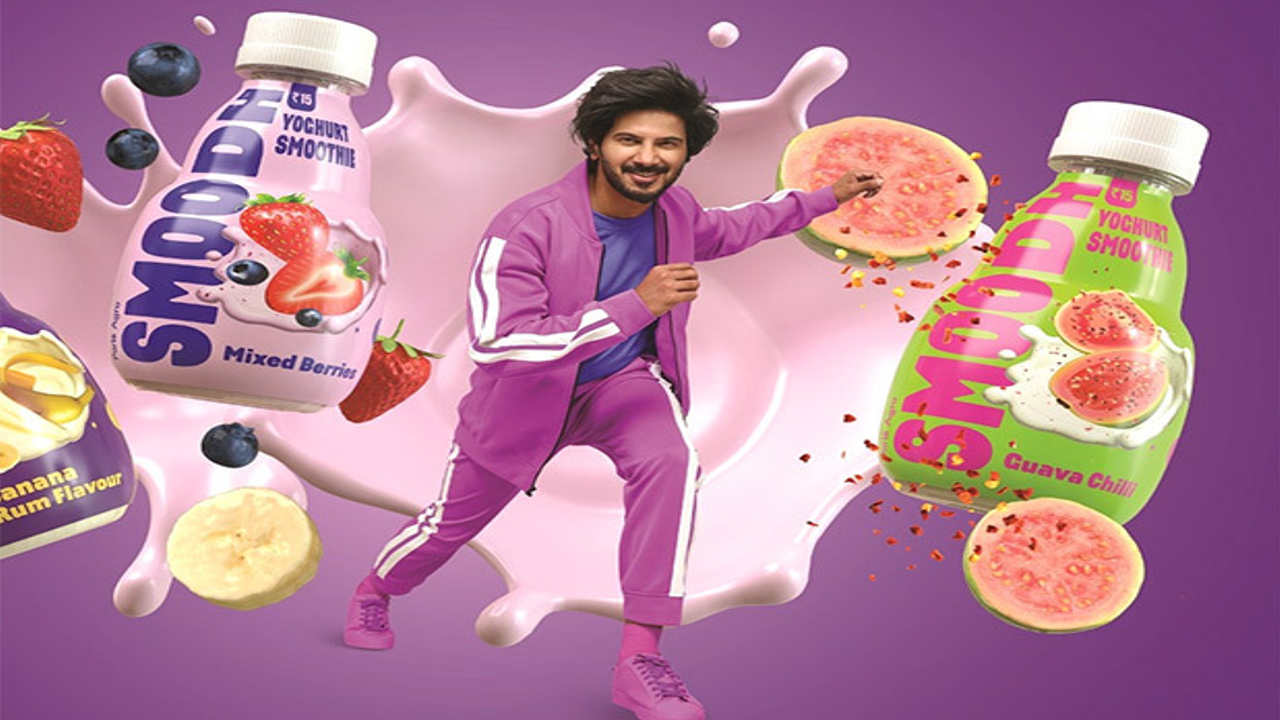 Dulquer Salmaan becomes Parle Agro brand ambassador for SMOODH in South Indian markets