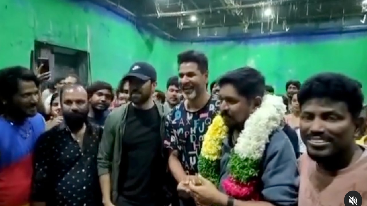 Prrabhudeva surprises Ram Charan after his return to RC15 set, Upasana calls it ‘sweetest welcome’