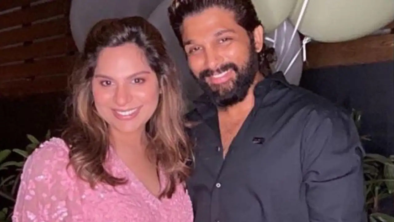 Allu Arjun attends Upasana’s baby shower