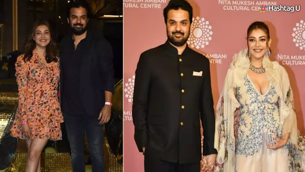 Kajal Aggarwal attends Nita Ambani’s Culture Centre event in Mumbai with husband Gautam Kitchlu