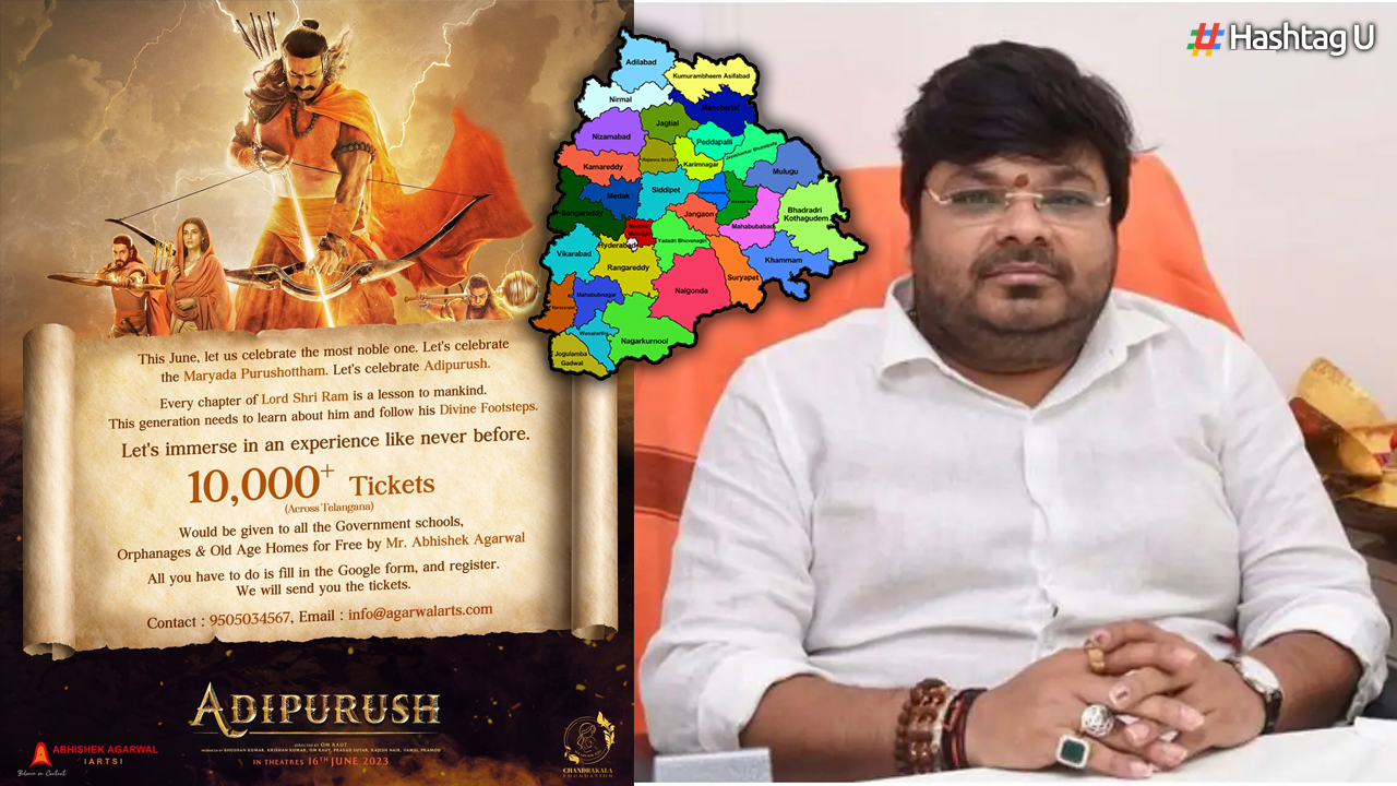 Producer Abhishek Agarwal Donates 10,000 Tickets of Adipurush to Government Schools and Orphanages