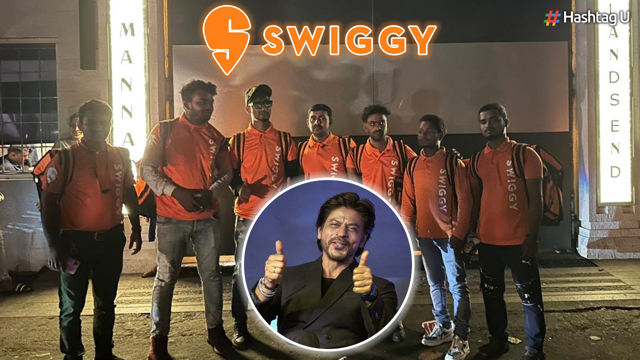 Swiggy Delights Shah Rukh Khan with a Surprise Dinner Delivery at Mannat