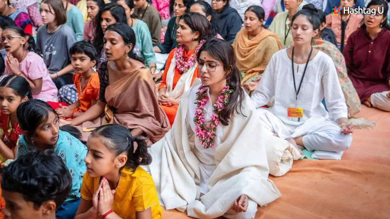 Samantha Visits Isha Foundation in Coimbatore, Shares Her Spiritual Experience on Social Media