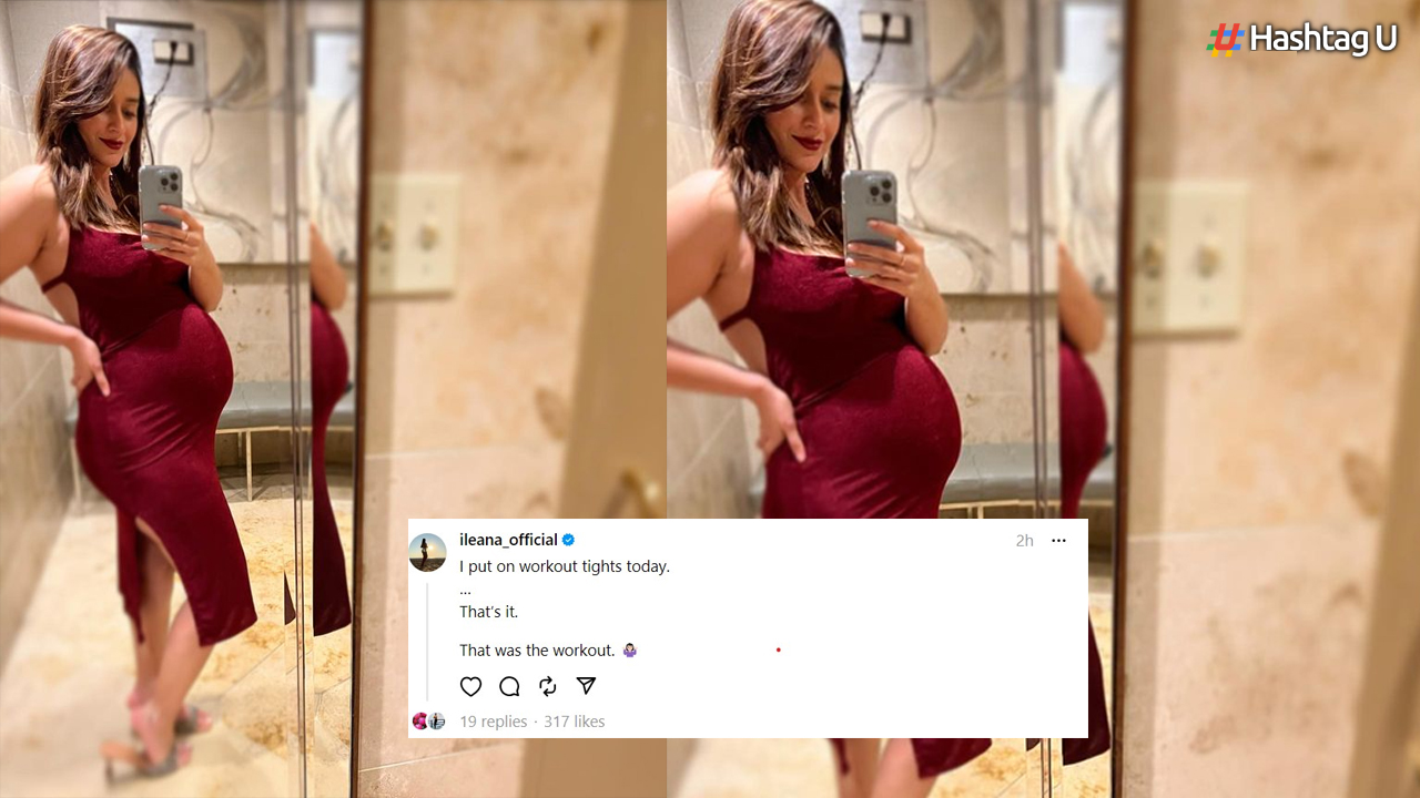 Ileana D’Cruz Shares Hilarious Pregnancy Workout Regime