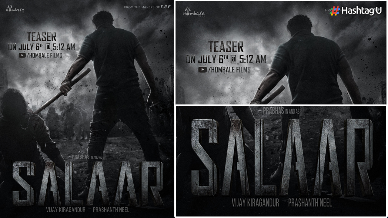 Prabhas and Prashanth Neel’s ‘Salaar’ Teaser to Release on July 6, Unveiled with Action-Packed Poster