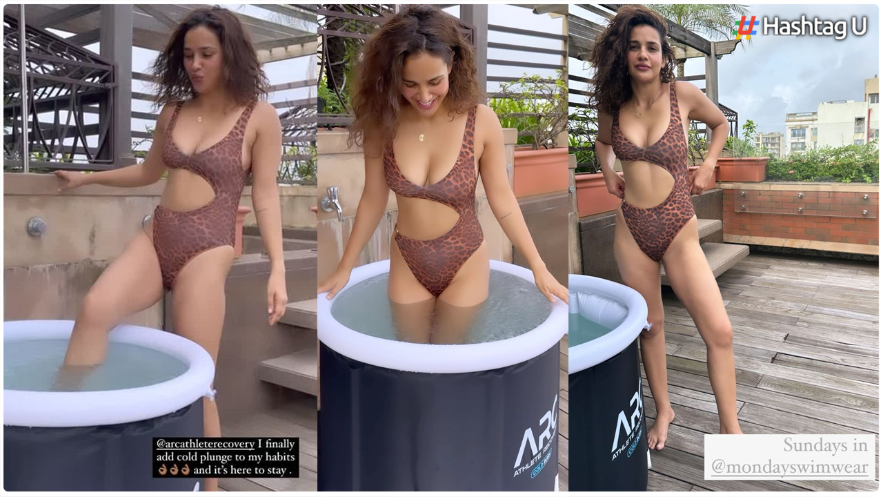 Aisha Sharma Raises the Temperature on Instagram with Sizzling Monokini Video