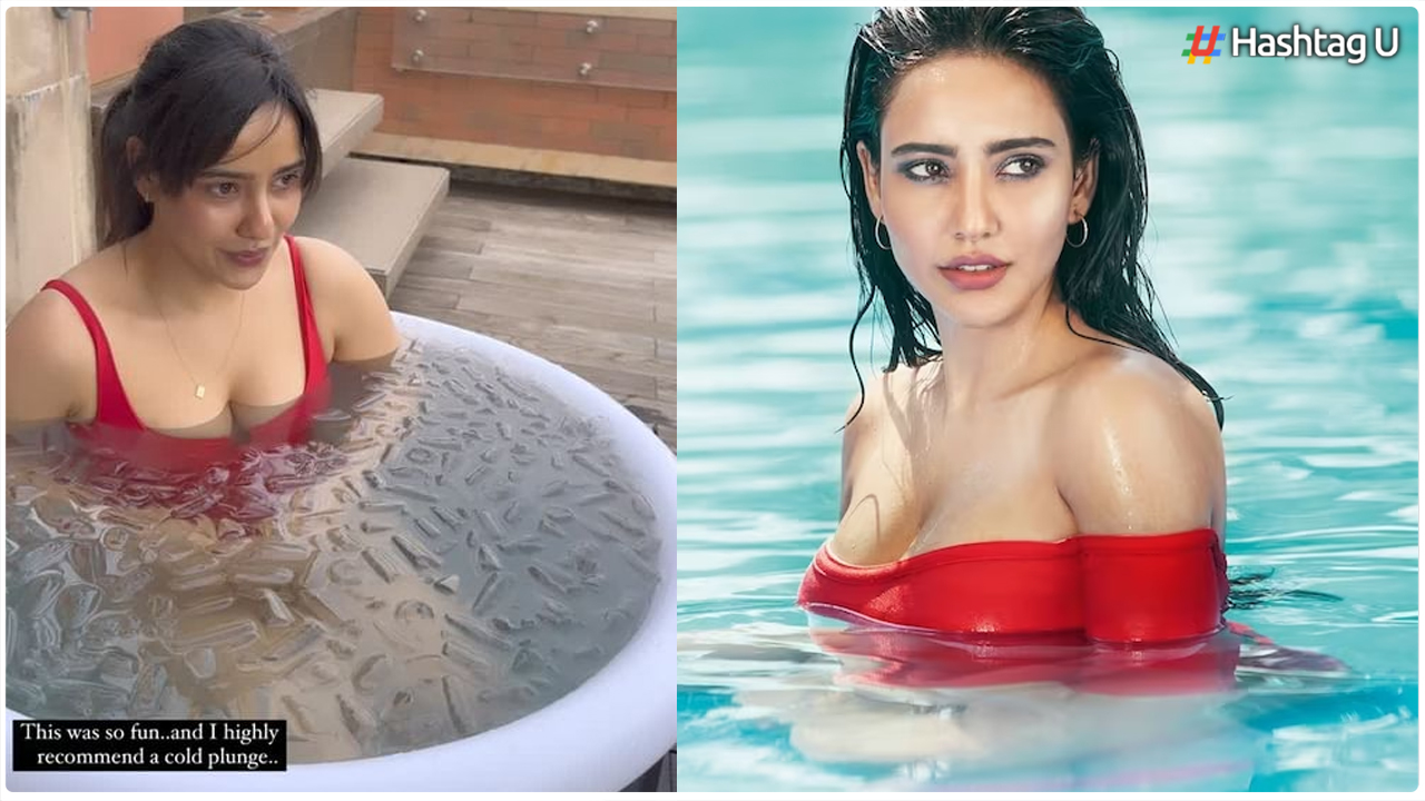 Neha Sharma Takes a Bold Plunge into Ice-Cold Waters, Leaves Fans Awestruck