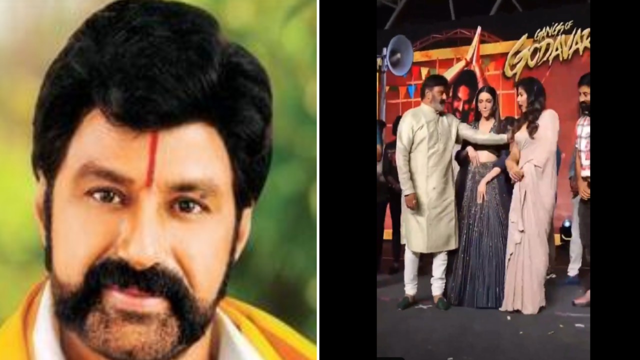 Nandamuri Balakrishna Abruptly Pushes Anjali During Gangs of Godavari Pre-Release Event; Here’s How the Actress Reacted