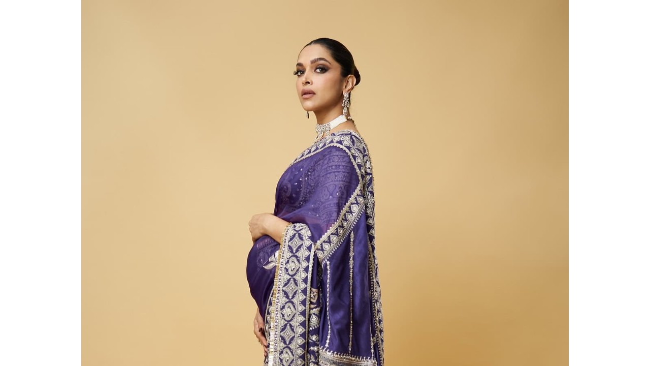 Deepika Padukone Glows at Anant Ambani-Radhika Merchant’s Sangeet, Flaunts Baby Bump in Stunning Purple Saree