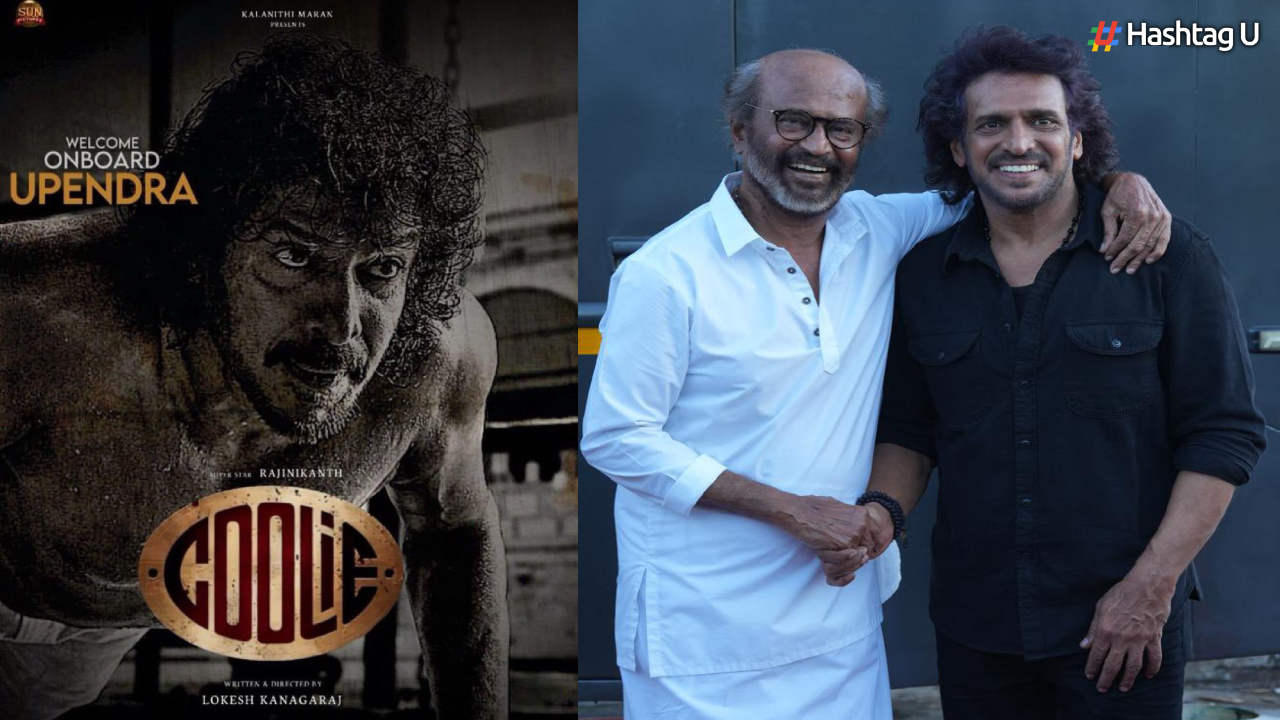 Upendra Rao, Kannada Star, Joins the Cast of Rajinikanth’s Latest Film