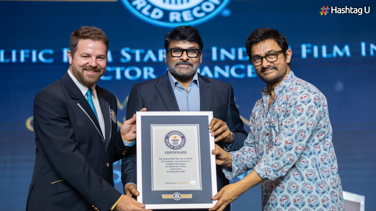 Chiranjeevi Achieves Guinness World Record for Most Prolific Star