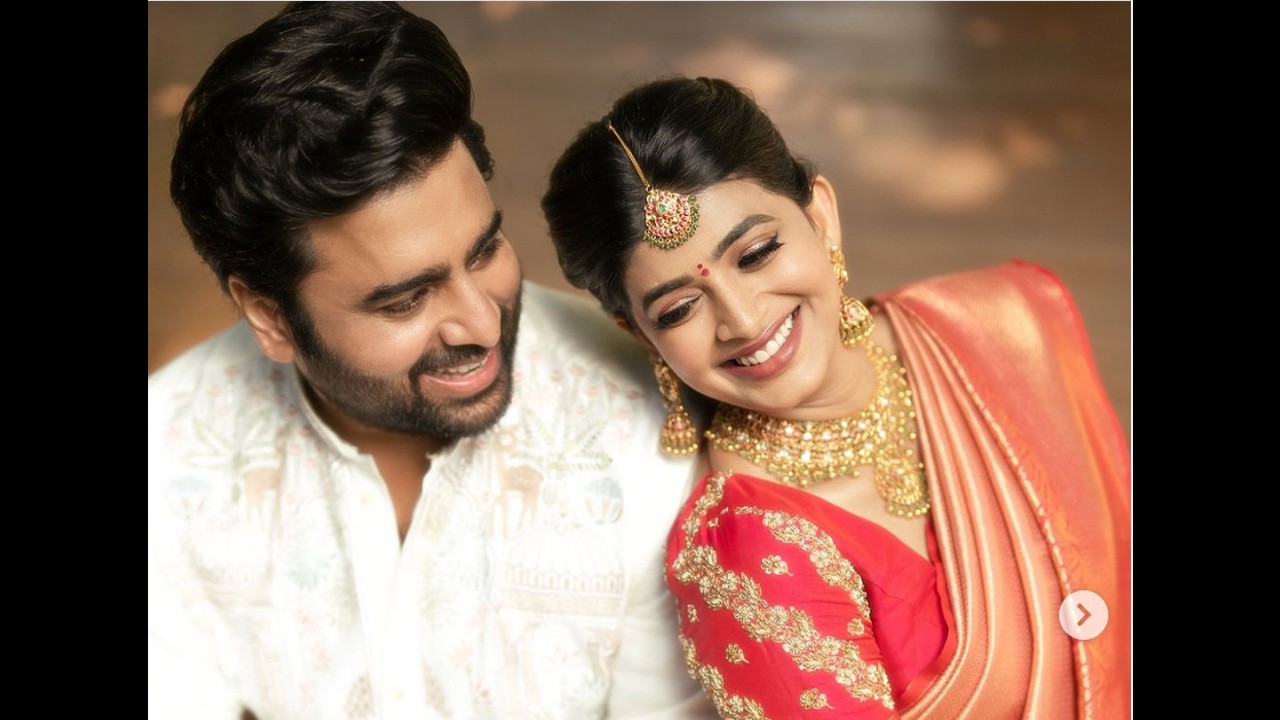 Nara Rohith and Sireesha Lella get engaged in a glamorous ceremony with star-studded guests