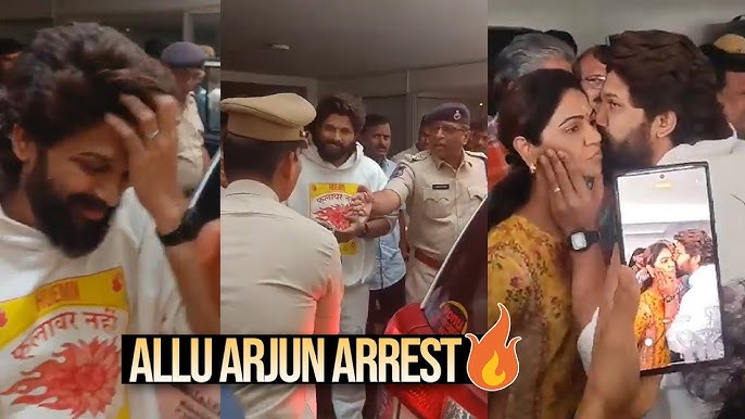 Pushpa 2 Actor Allu Arjun Arrested Following Hyderabad Stampede that Killed Woman and Left Son Critical