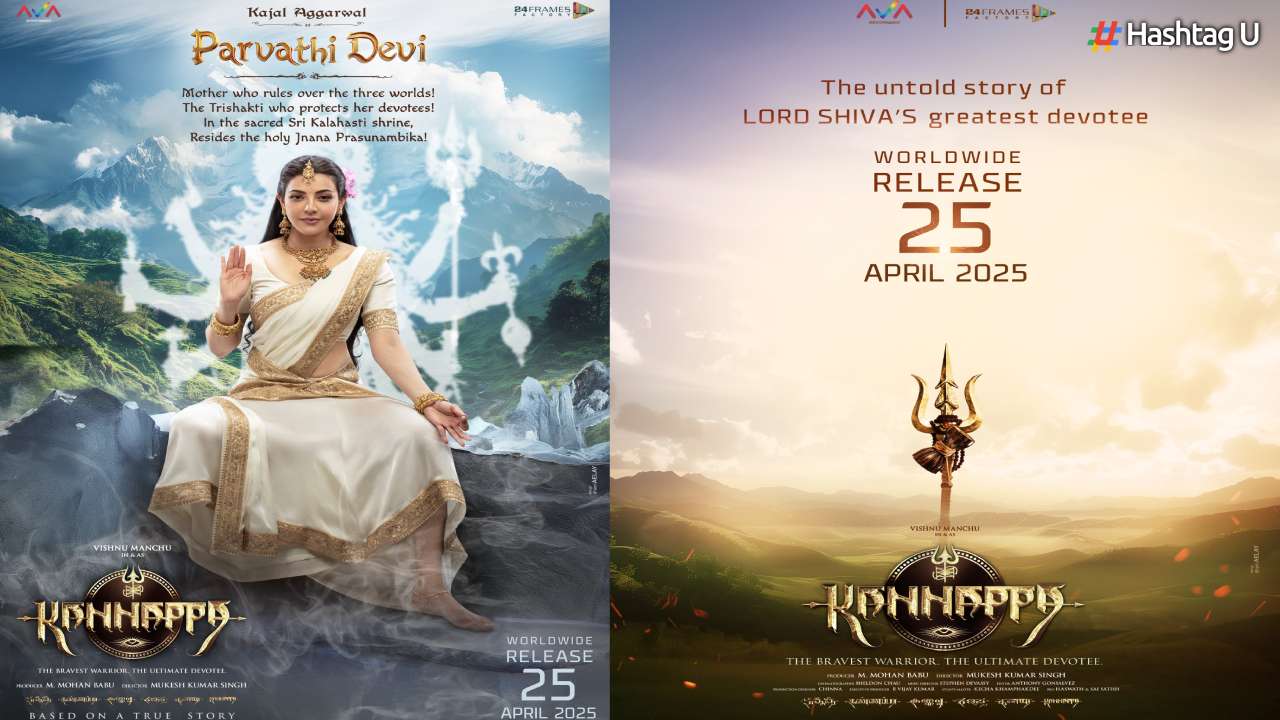 Kajal Aggarwal Unveils First Look as Parvathi Devi in Kannappa