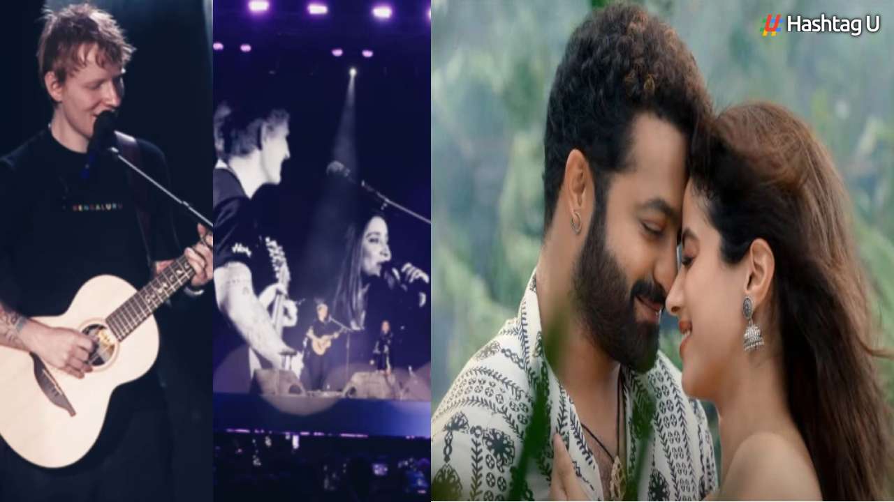 Jr NTR Responds to Ed Sheeran Performing ‘Chuttamalle’ from Devara at Bengaluru Concert