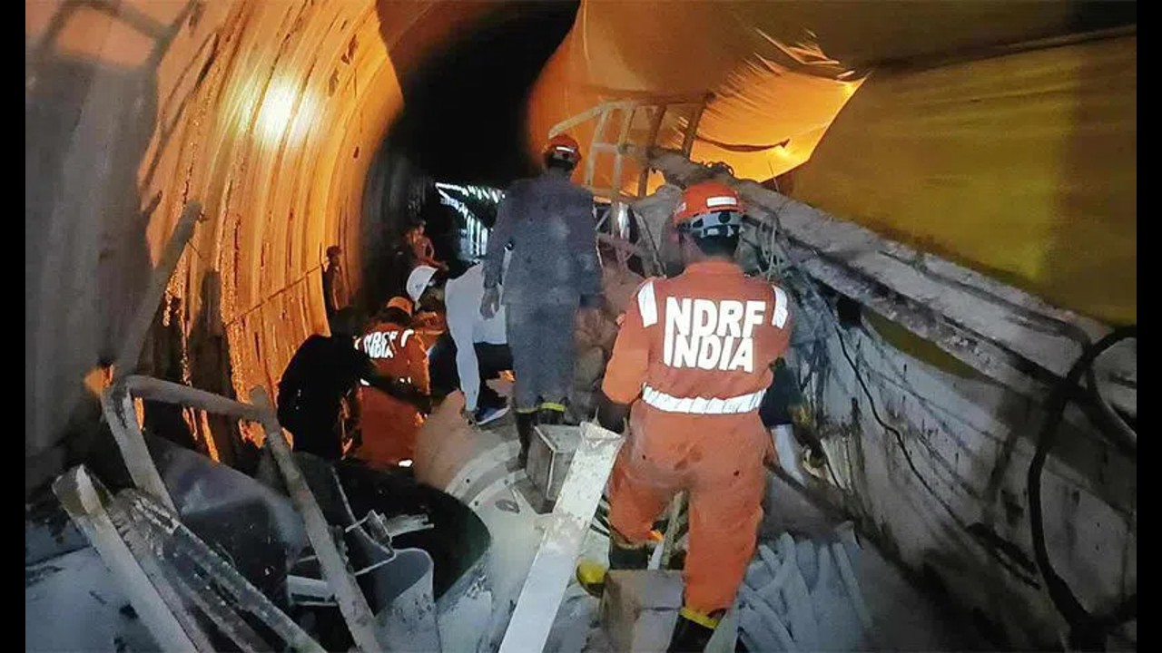 SLBC Tunnel Collapse: Rescue Team Recovers First Body, Search Continues for Missing Workers